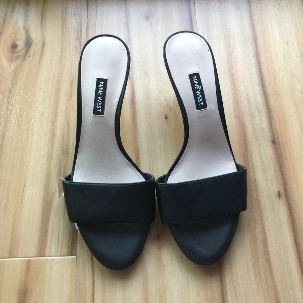 Nine west heels -black